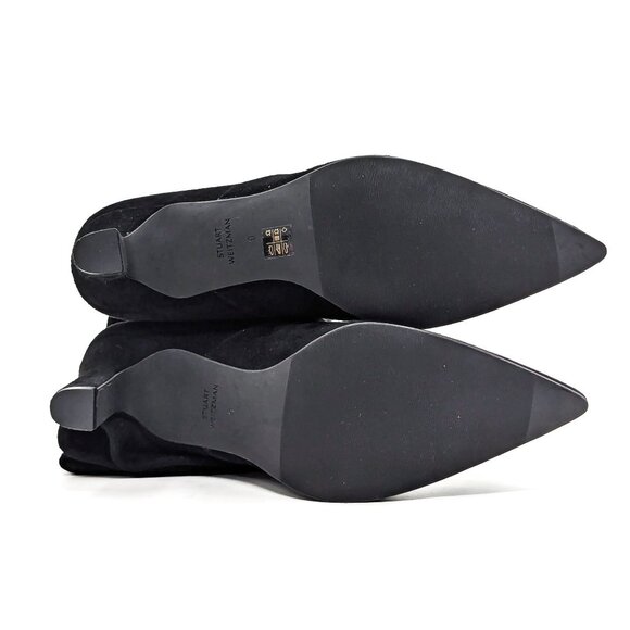 Stuart Weitzman Women Brooks Tall Black Suede Dress Office Boots sz 9US EUR 39.5 - Picture 8 of 11